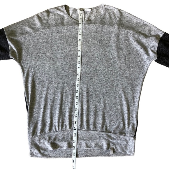 10 Crosby Derek Lam Color Block Knit Sweater Gray Size Small - Picture 10 of 10